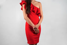 Load image into Gallery viewer, Red Ruffled Dress
