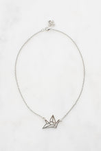 Load image into Gallery viewer, Silver Origami Necklace
