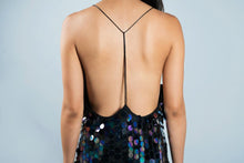Load image into Gallery viewer, Sequined Black Dress
